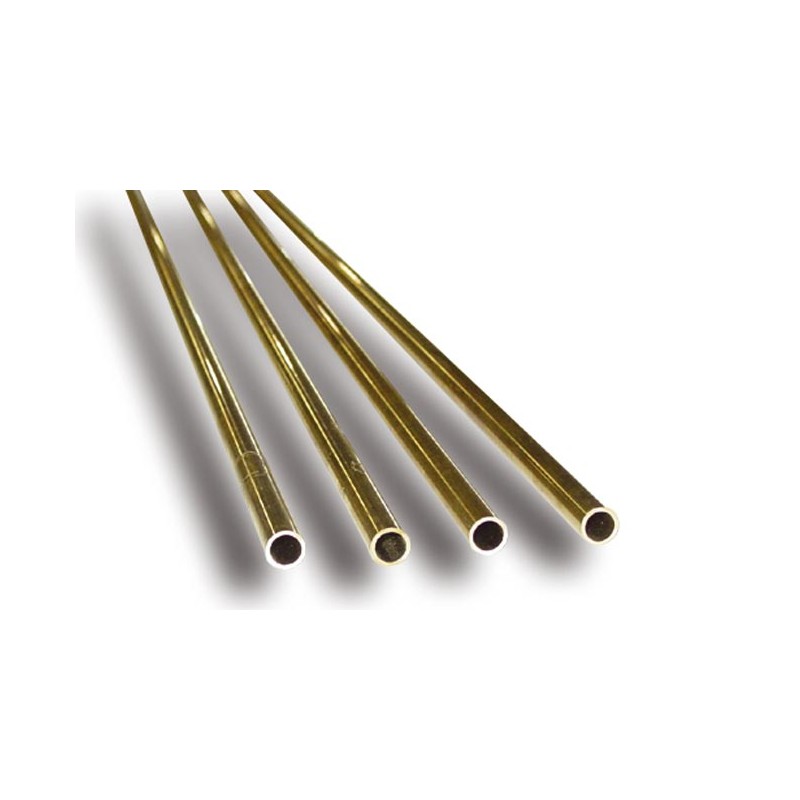 Tubo de latón 1,3 x 0,2 mm. HIRSCH 40210