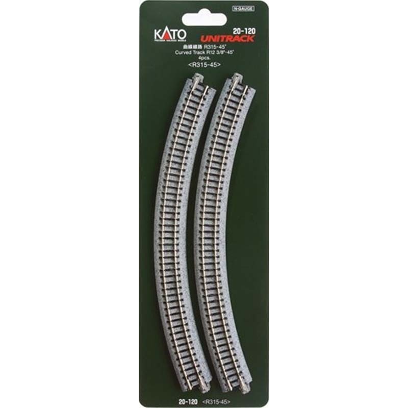 Curved track 45º (x4).