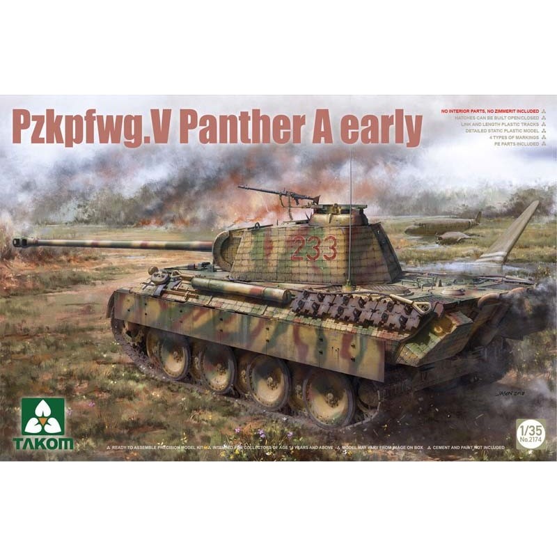 Pzkpfwg. V Panther A, versión inicial.