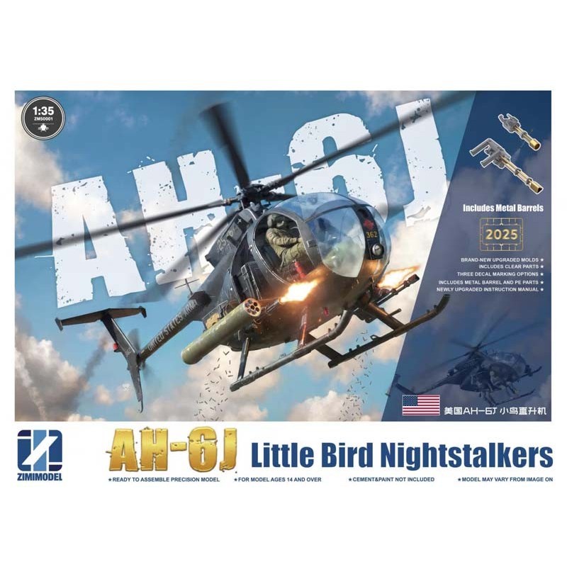 AH-6J Petit Oiseau « Traqueurs de Nuit ». MODÈLE ZIMI