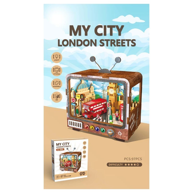 Puzzle 3D de madera. Londres. Puzzle 3D de madera. Londres.