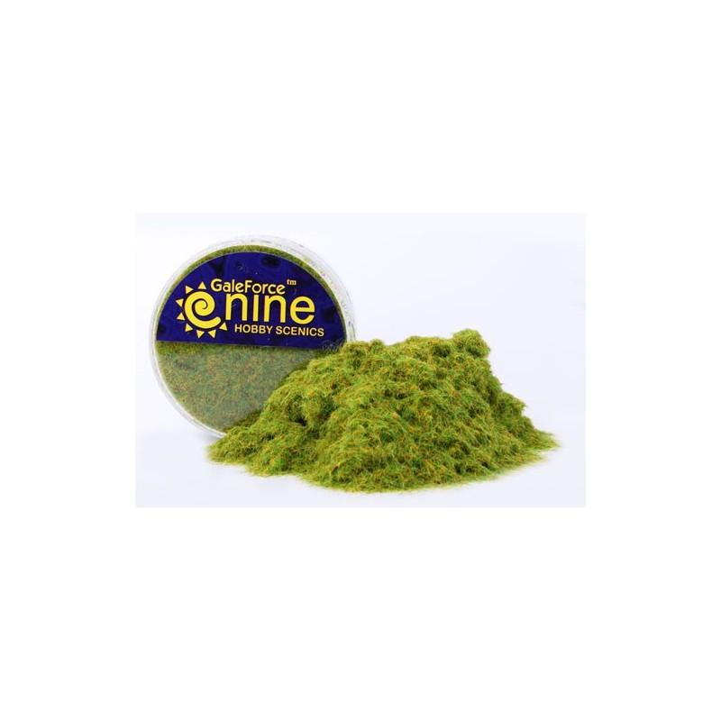 Hobby round: Green static grass.