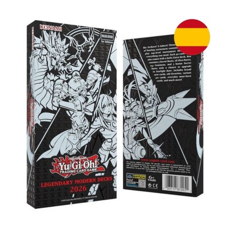 Yugioh: Legendary Modern Decks 2026 (Spanish).