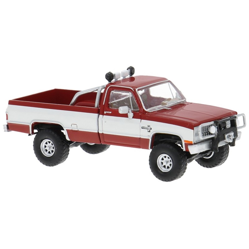 Chevrolet C10, rosso/bianco.