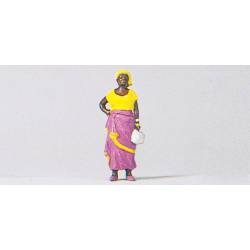 African woman.
