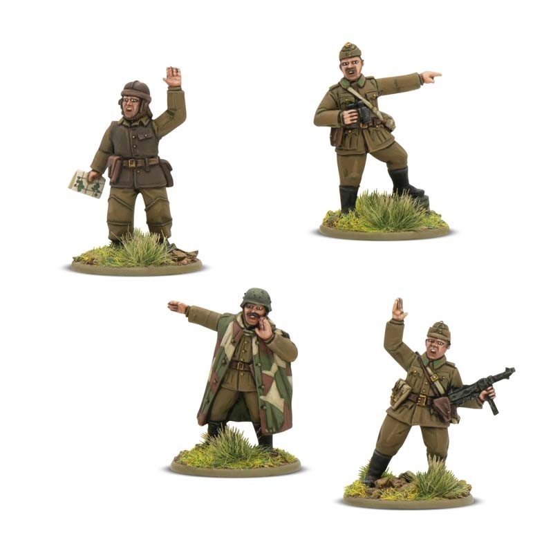 Hungarian Army platoon commanders. Bolt Action.