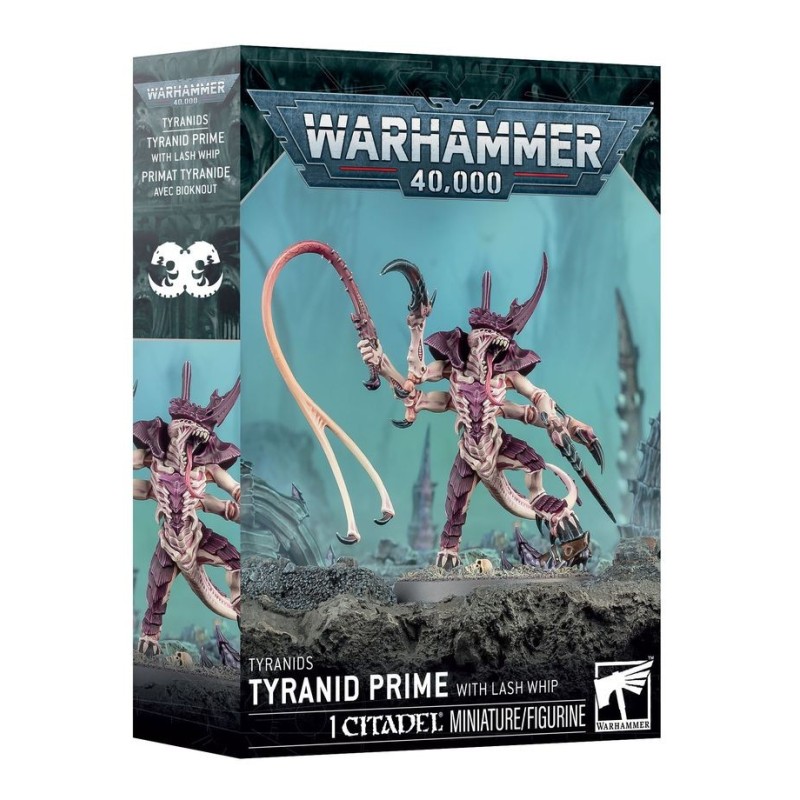 Tyranid Primus com chicote orgânico.