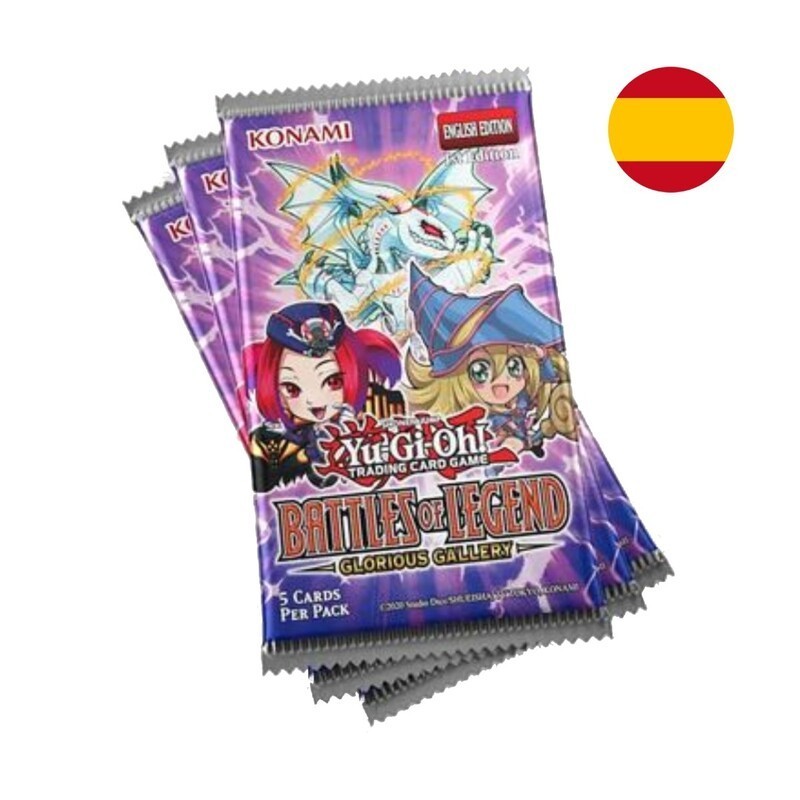 Yugioh: Blister Battles of legend Glorious Gallery. (Spanish).
