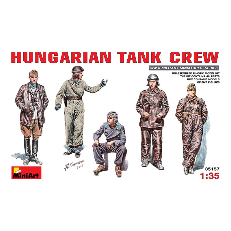 Hungarian tank crew. MINIART 35157