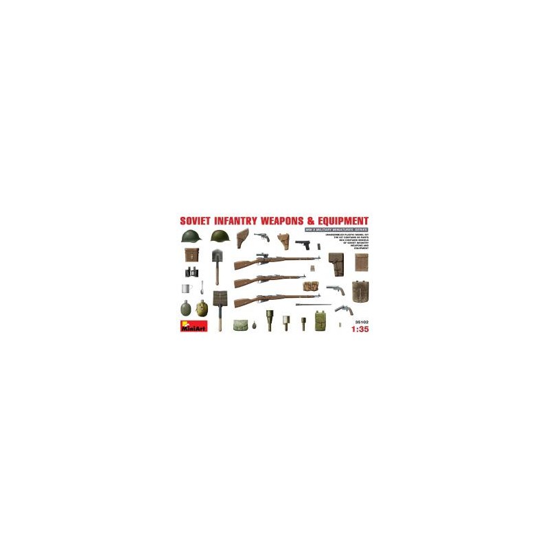 Armamento y equipación soviética. MINIART 35102