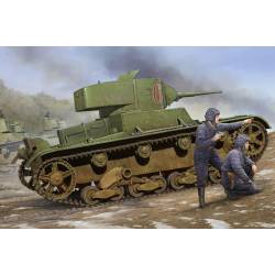 Tanque leve soviético T-26.