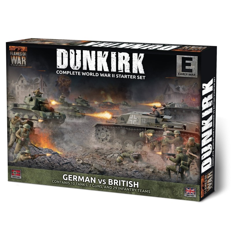 Dunkerque - Set de départ britannique contre allemand.