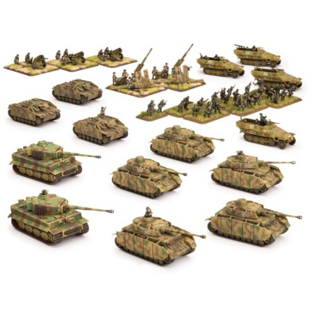 Flames Of War: Panzer Kampfgruppe - força inicial alemã.