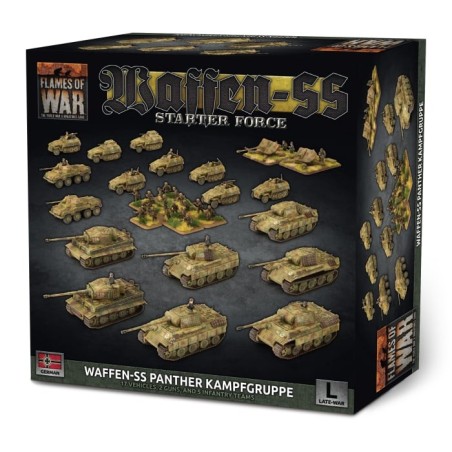 Flames Of War: Waffen-SS Panther Kampfgruppe – deutsche Startgruppe.
