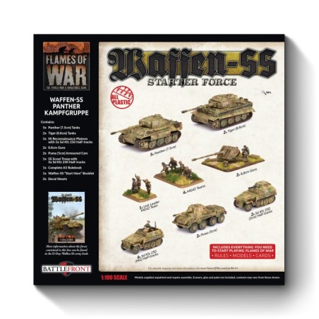 Flames Of War: Waffen-SS Panther Kampfgruppe – deutsche Startgruppe.
