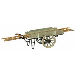 Cart for ladders. 