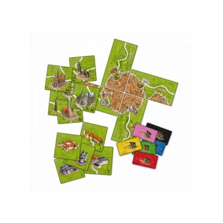 Carcassonne. Mini Conjunto de Expansão I |Envelope danificado.