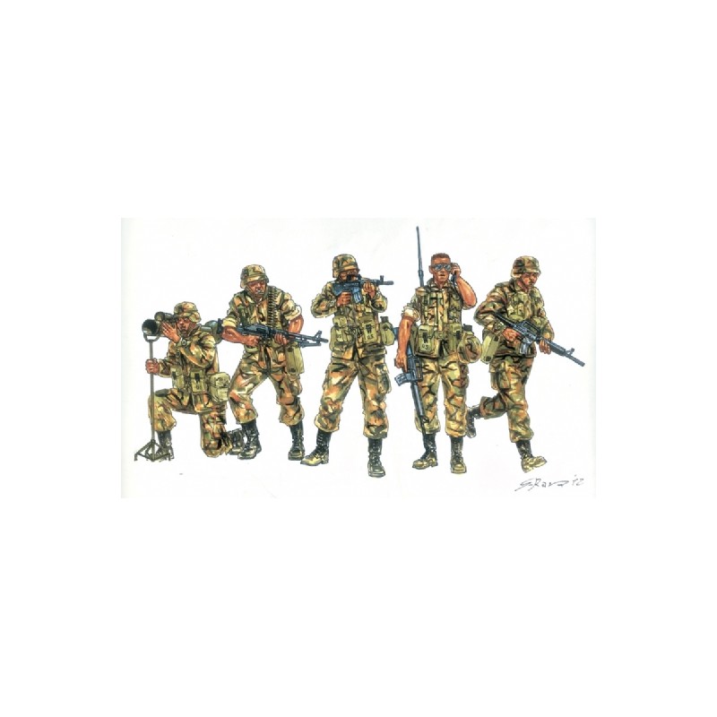 Infantería estadounidense de los 90. ITALERI 6168