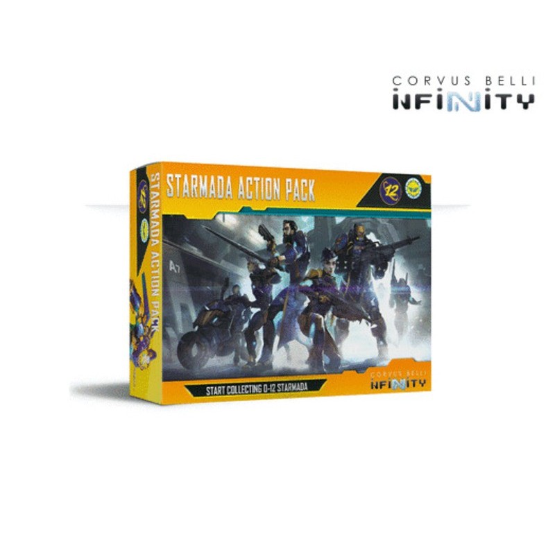 Pacote de Ação Starmada | Jogo de miniaturas Infinity O-12