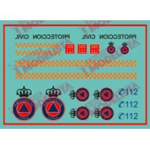 Calcas para vehículos de Protección Civil. ETM 9005