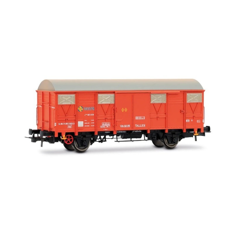 Wagon fermé J2, convoi-atelier.