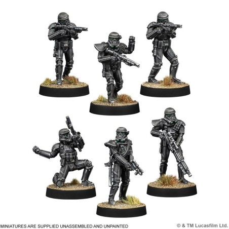 Star Wars Legión: Soldados de la muerte imperiales.