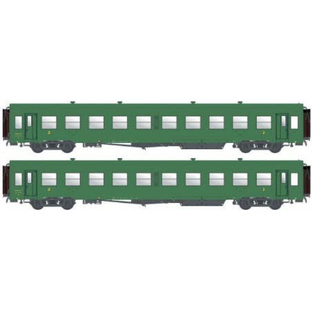 Ensemble de voitures Bmyfi, SNCF.