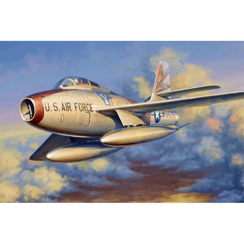 F-84F Thunderstreak |Carton parfait.