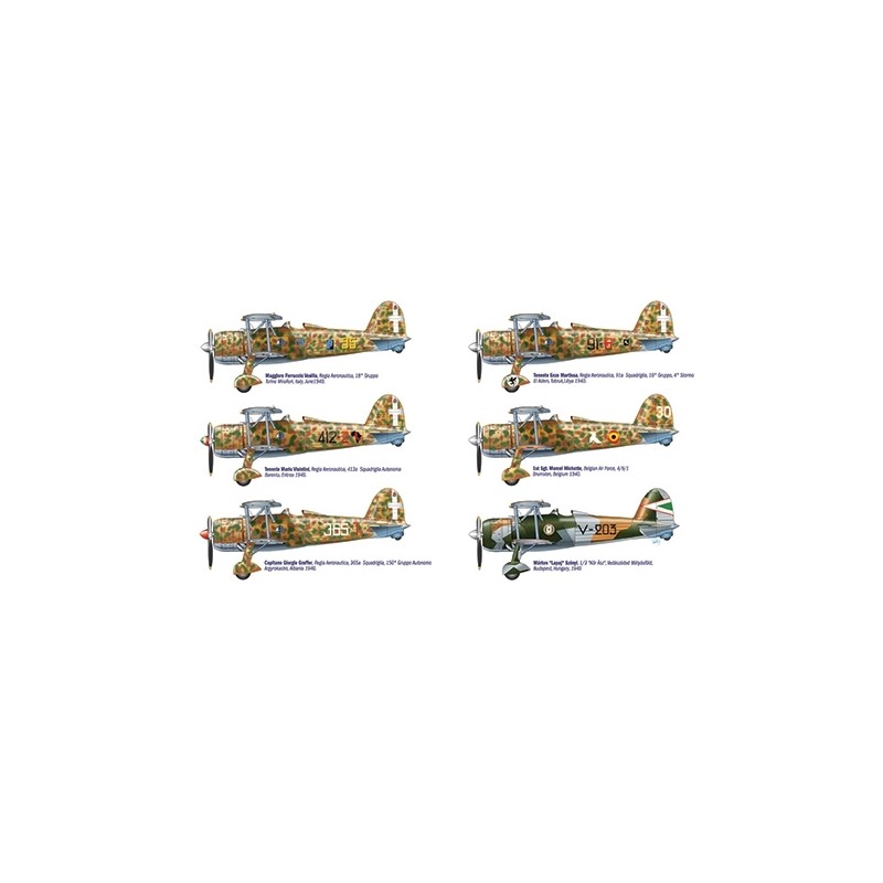 Biplano CR. 42 Falco. ITALERI 2702