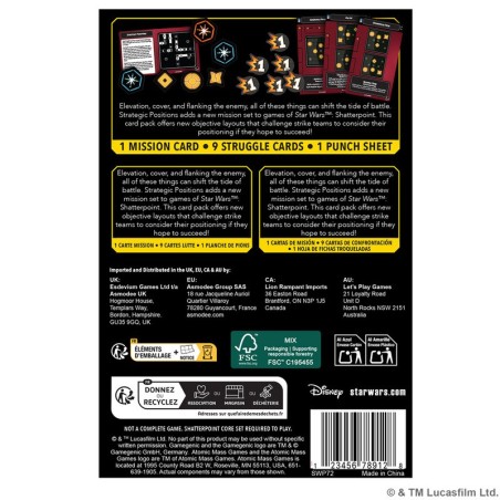 Star Wars Shatterpoint : Positions stratégiques Mission Pack.