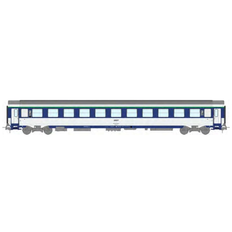 Carrozza letto VU Corail (B10c10x). SNCF.