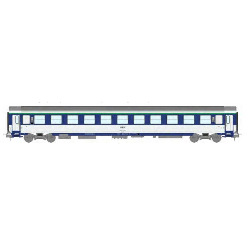 CORAIL VU COUCHETTES: Sleeping car (B10c10x). SNCF.