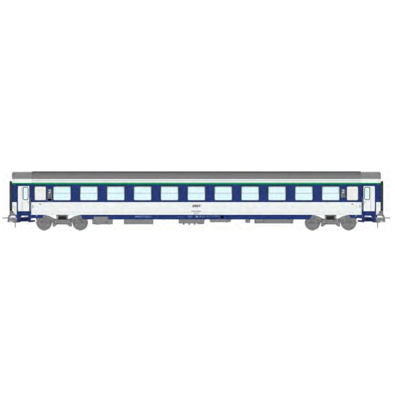 Carrozza letto VU Corail (B10c10x). SNCF.