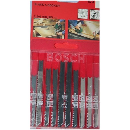 8 lames de scie pour BOSCH compatibles. BOSCH