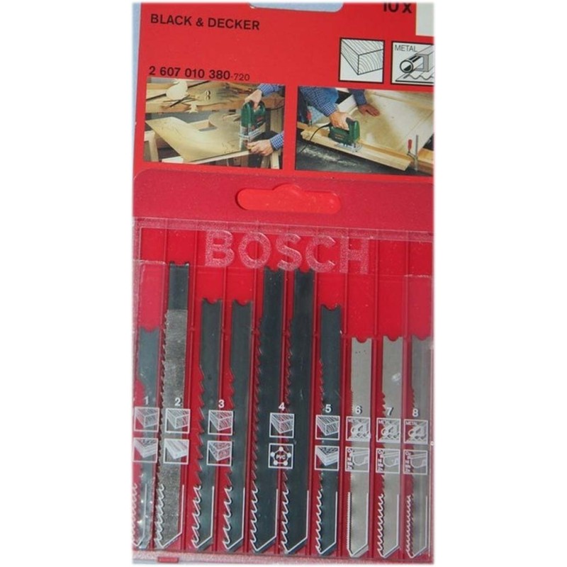 8 lâminas de serra para BOSCH e compatíveis. BOSCH 8 lâminas de serra para BOSCH e compatíveis. BOSCH