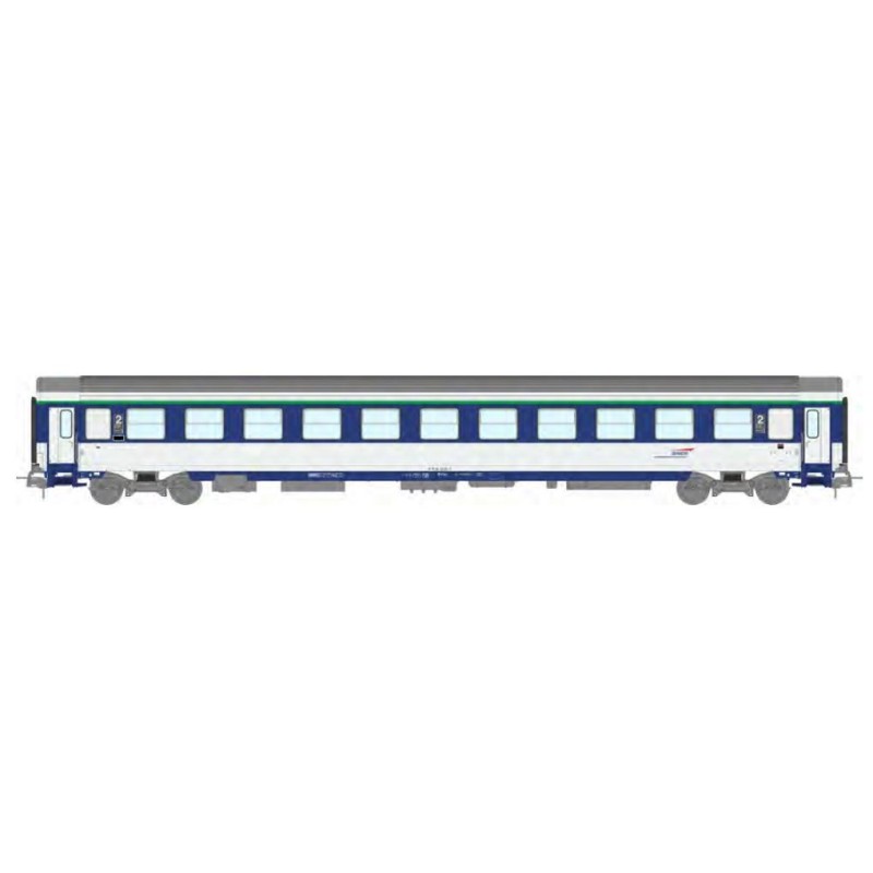 Carrozza letto VU Corail (B10c10x). SNCF.