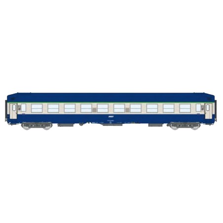UIC B9c9x high-roof sleeping car. SNCF.