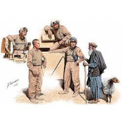 Modern US tankmen in Afghanistan.