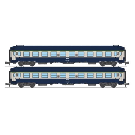 Set de coches cama UIC B9c9x «Wasteels». SNCF.