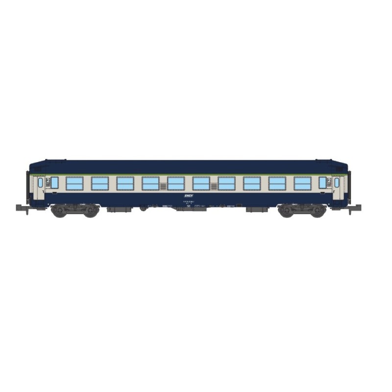UIC B9c9 sleeping car. SNCF.