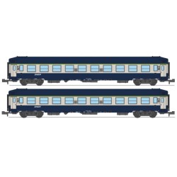 Set de coches cama UIC B9c9x. SNCF.