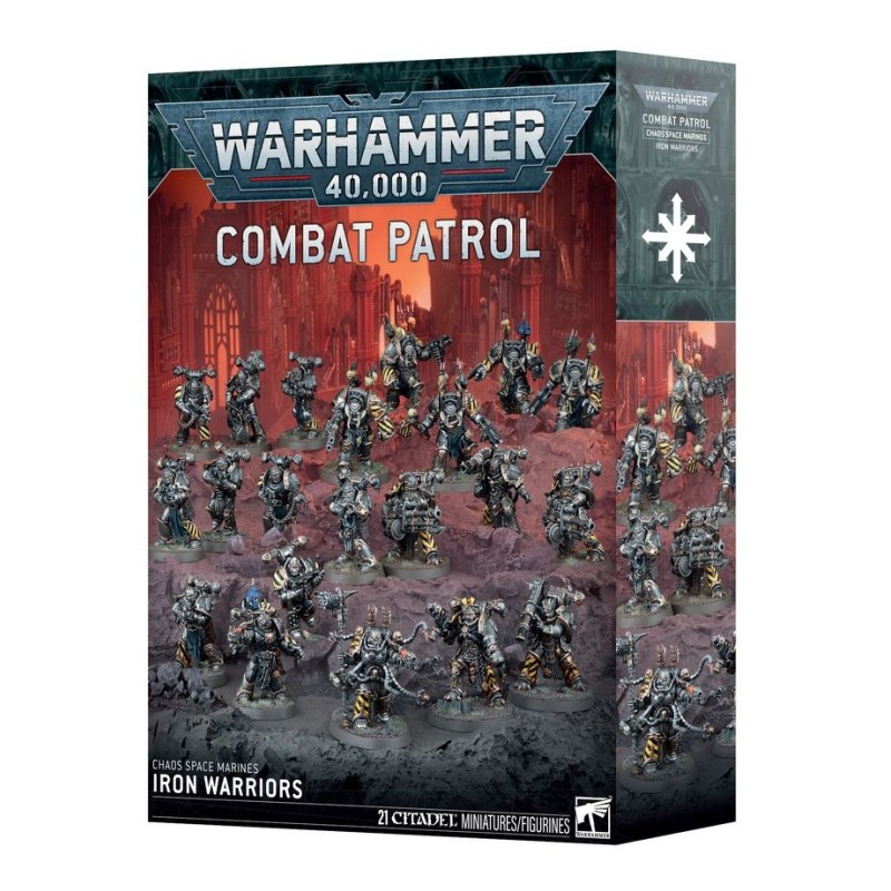 Patrulha: Caos Space Marines – Iron Warriors.