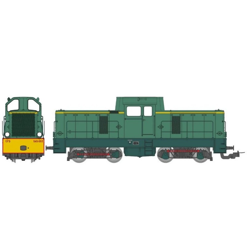 Locomotiva BB 400, CFD Vivarais.