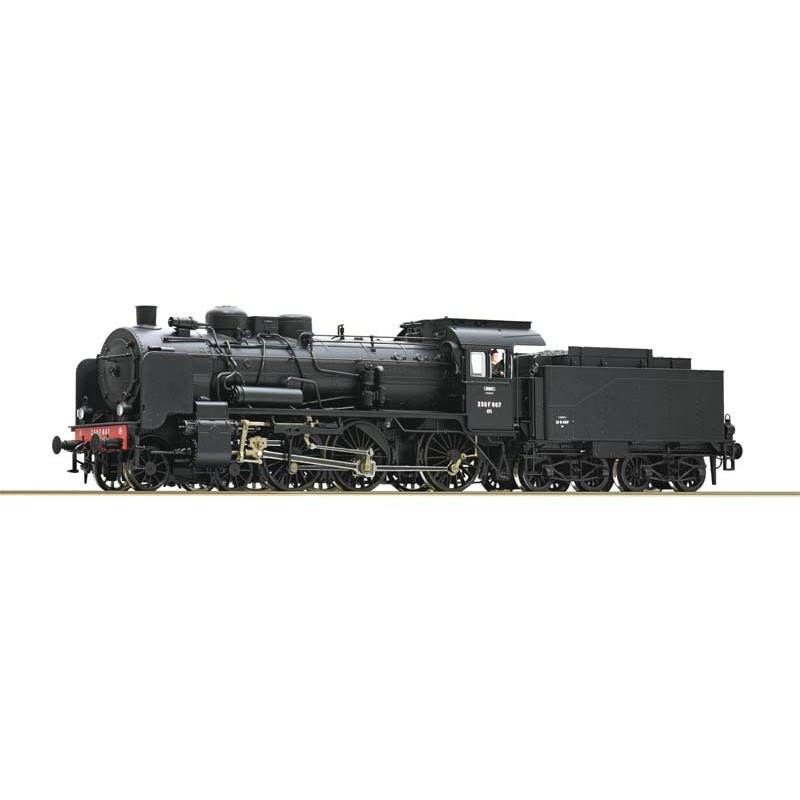 Locomotiva a vapore 230 F 607, SNCF. Locomotiva a vapore 230 F 607, SNCF.