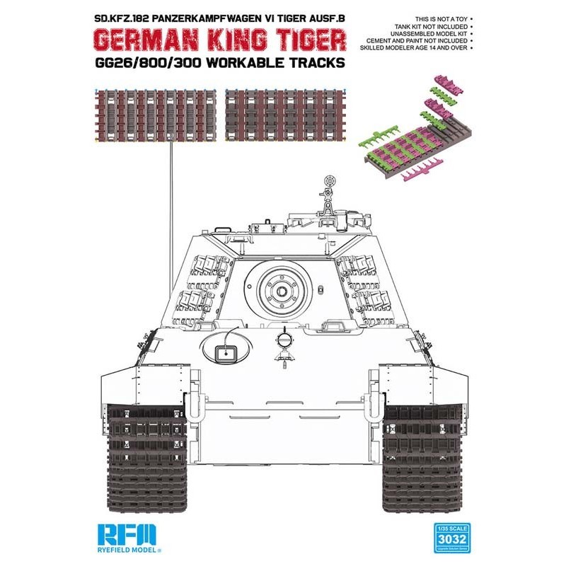 King Tiger workable tracks.