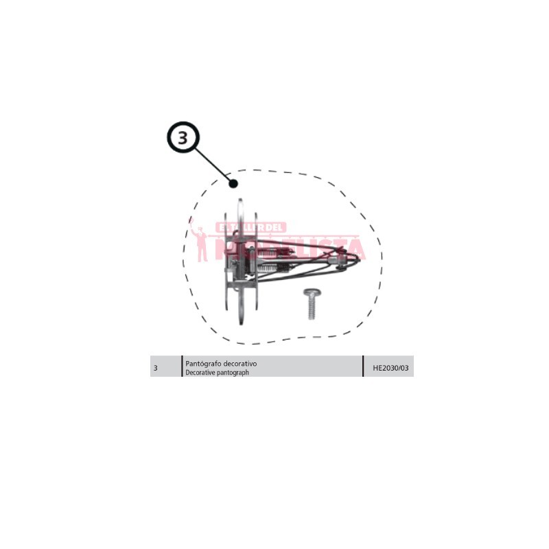 Decorative pantograph.
