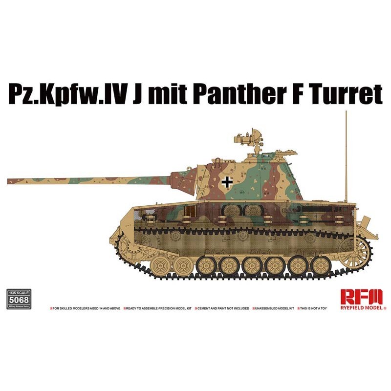Pz.Kpfw.IV J mit Panther F Turret.
