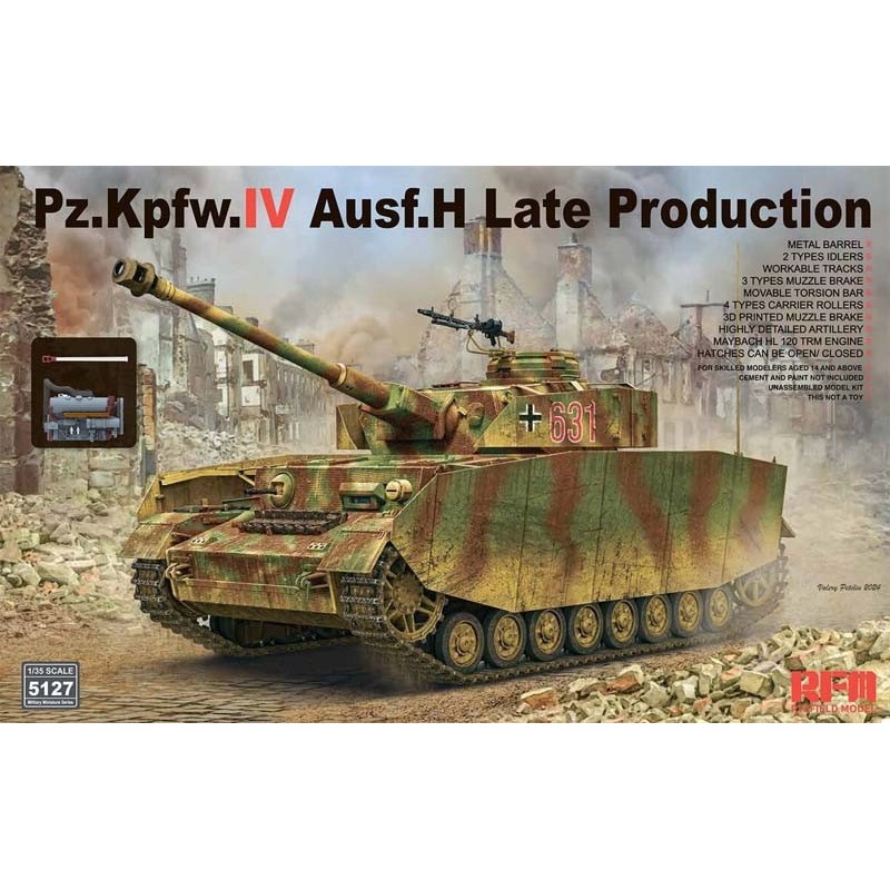 Pz.Kpfw.IV Ausf.H, primeiro tardio.