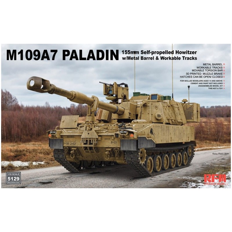M109A7 Paladin 155 mm.