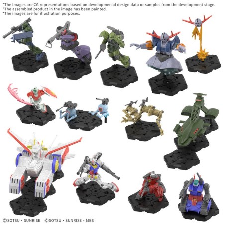 BANDAI BGUADX01EN Gundam Assemble: Deluxe Set 01 DX01, Juegos y